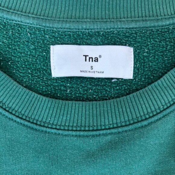 TNA Aritzia Green Team National Athletics Sweatshirt - Size Small - Picture 4 of 9
